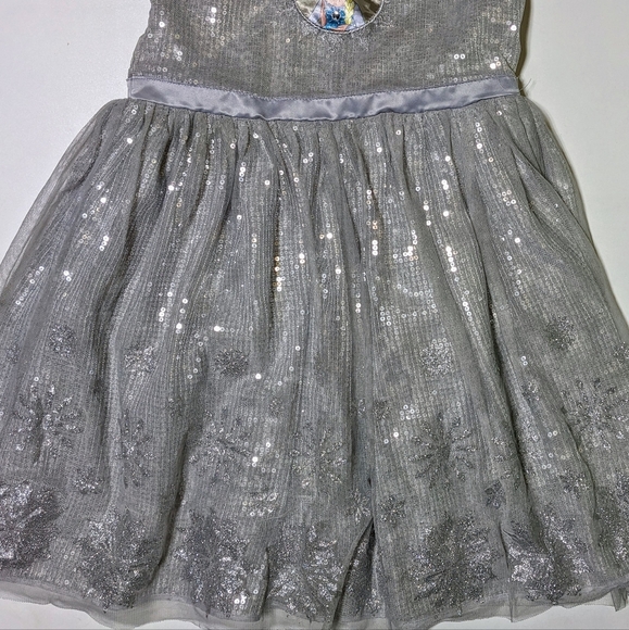 Girl's Disney Store Frozen Elsa Party Dress - Picture 5 of 8